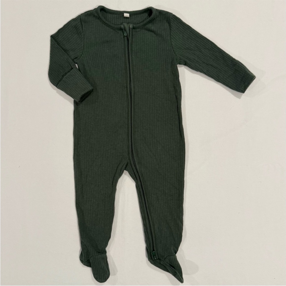 Baby Mori Ribbed Sleep Suit Boys 12-18M Girls Clever Zip Sleeper Footie Pajamas